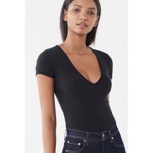 UO Ribbed Girlfriend Tee